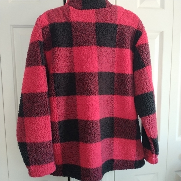 Women's G-iii 4her by Carl Banks Montreal Canadien Quarter Zip Sherpa Jacket L - Picture 5 of 10